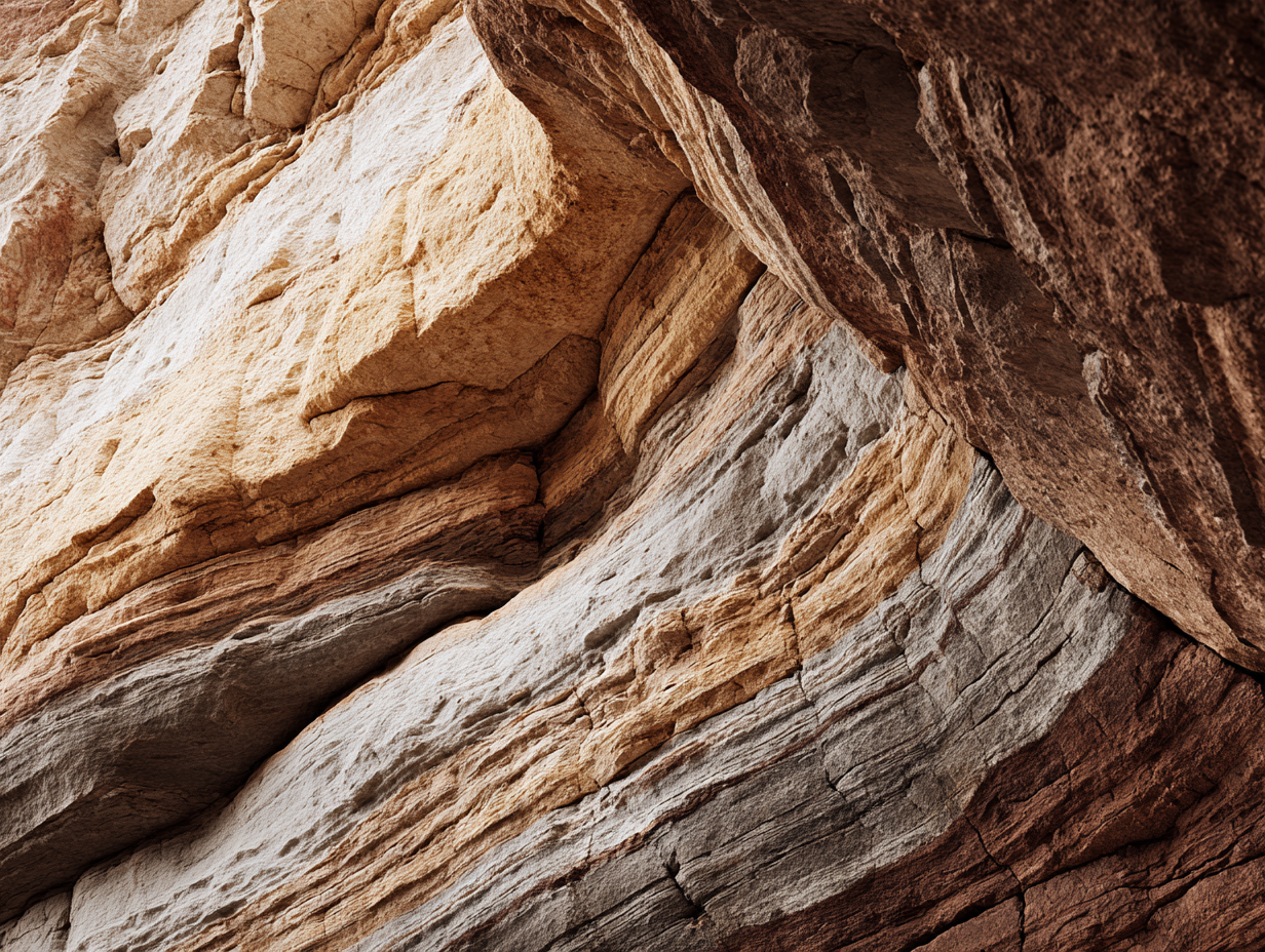 Layered cliff artwork used for a Bhastrika and Kapalabhati comparison.