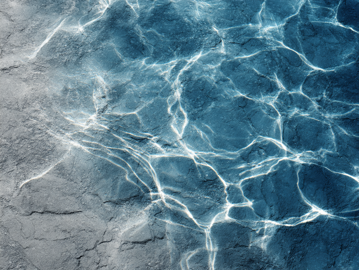 Water-caustic artwork used for a Ujjayi breathing guide.